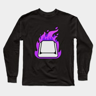 Fire Keycap Long Sleeve T-Shirt